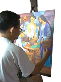 Filipino Artist - Mamerto Evangelista